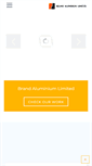Mobile Screenshot of brandaluminium.com